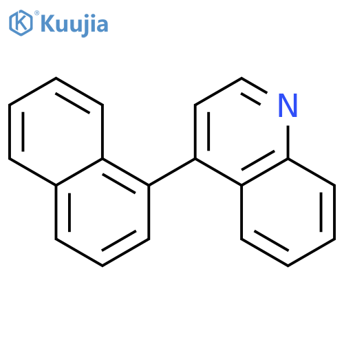 Quinoline, 4-(1-naphthalenyl)- structure