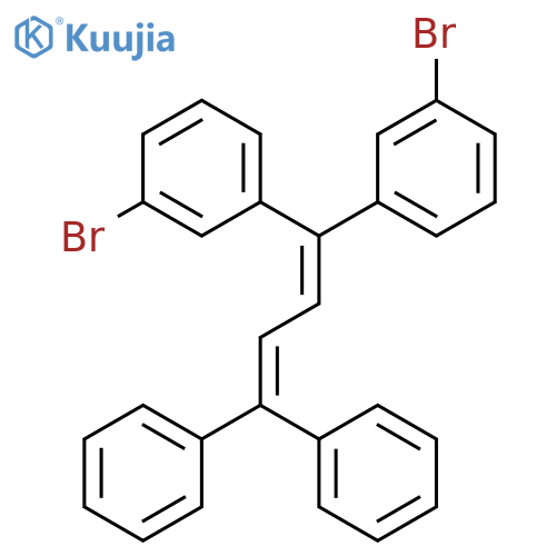 Benzene, 1,1'-(4,4-diphenyl-1,3-butadienylidene)bis[3-bromo- structure