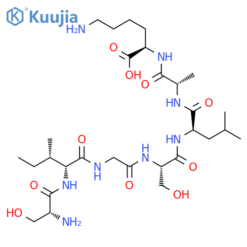 H-Ser-Ile-Gly-Ser-Leu-Ala-Lys-OH trifluoroacetate salt structure