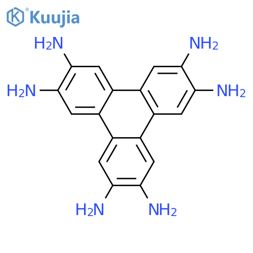 2,3,6,7,10,11-Hexaaminotriphenylene structure