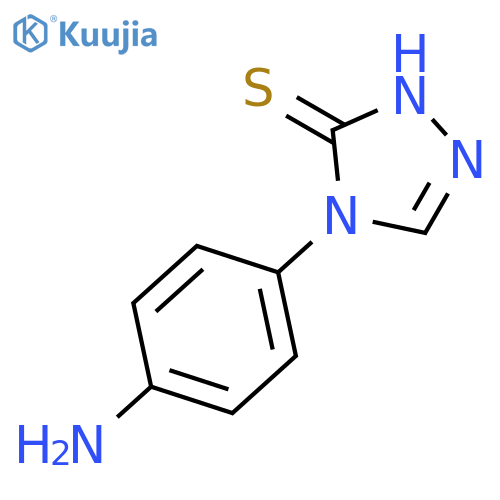 3H-1,2,4-Triazole-3-thione, 4-(4-aminophenyl)-2,4-dihydro- structure