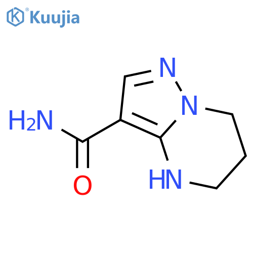 4H,5H,6H,7H-pyrazolo1,5-apyrimidine-3-carboxamide structure
