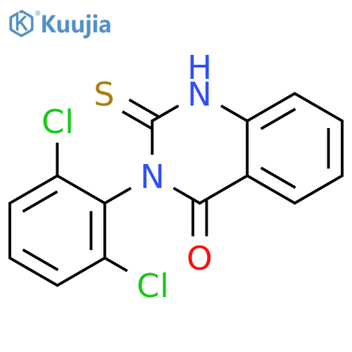 4(1H)-Quinazolinone, 3-(2,6-dichlorophenyl)-2,3-dihydro-2-thioxo- structure