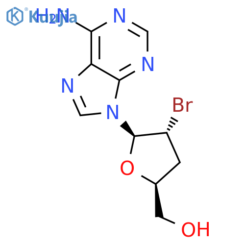 Adenosine,2'-bromo-2',3'-dideoxy- (9CI) structure