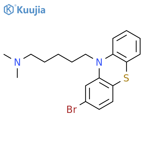 10H-Phenothiazine-10-pentanamine, 2-bromo-N,N-dimethyl- structure
