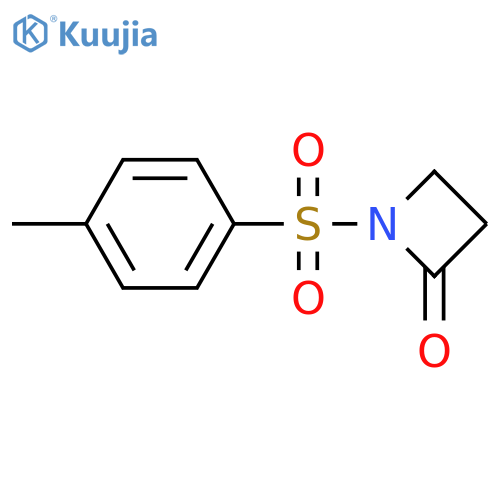 1-(4-methylphenyl)sulfonylazetidin-2-one structure