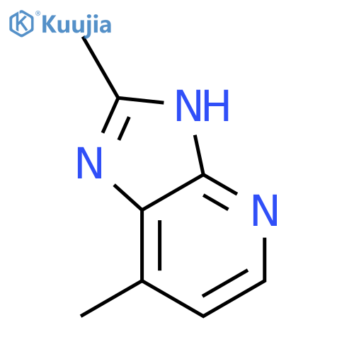 2,7-dimethyl-1H-imidazo4,5-bpyridine structure