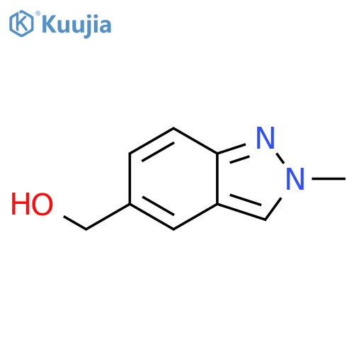 (2-methyl-2H-indazol-5-yl)methanol structure
