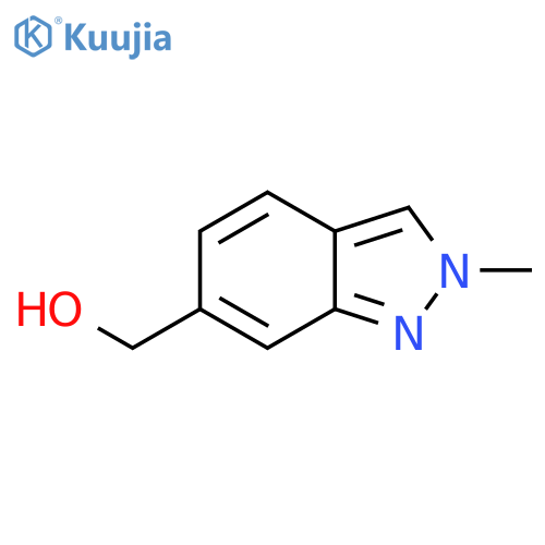(2-METHYL-2H-INDAZOL-6-YL)METHANOL structure
