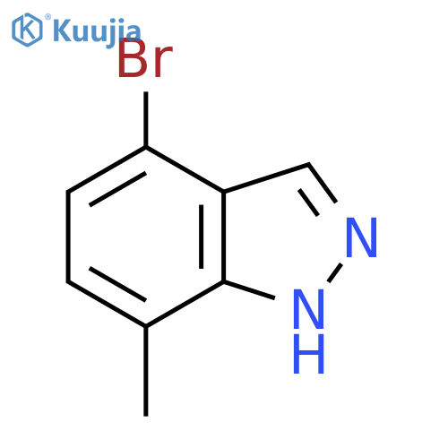 4-Bromo-7-methyl-1H-indazole structure