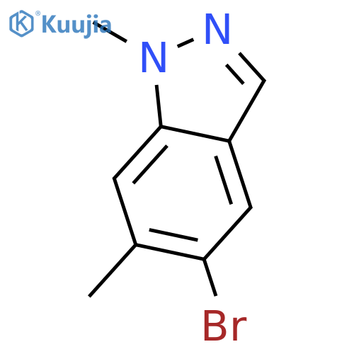 5-bromo-1,6-dimethyl-indazole structure