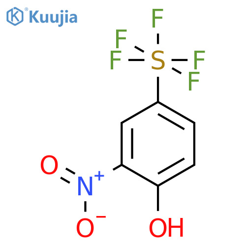 2-Nitro-4-(pentafluorosulfanyl)phenol structure