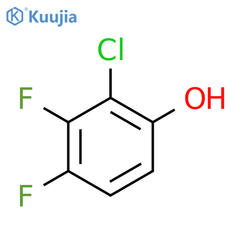 2-Chloro-3,4-difluorophenol structure