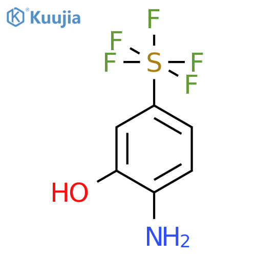2-Amino-5-(pentafluorosulfanyl)phenol structure