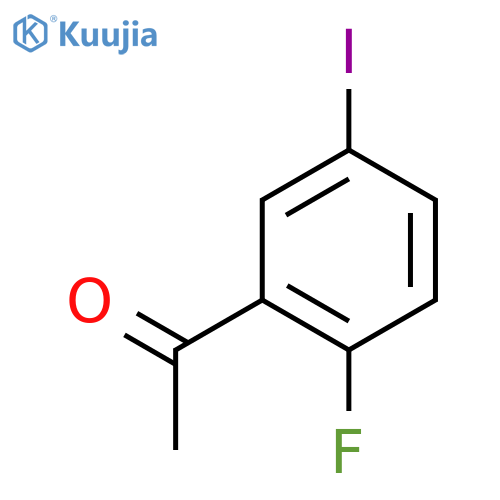2'-Fluoro-5'-iodoacetophenone structure