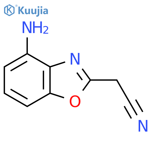 4-Amino-2-benzoxazoleacetonitrile structure
