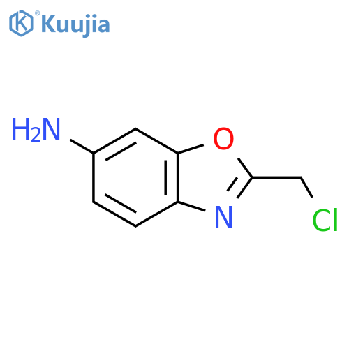 6-Amino-2-(chloromethyl)benzo[d]oxazole structure