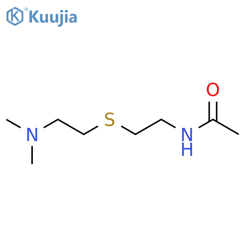 Acetamide, N-[2-[[2-(dimethylamino)ethyl]thio]ethyl]- structure
