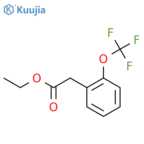 (2-Trifluoromethoxy-phenyl)-acetic acid ethyl ester structure