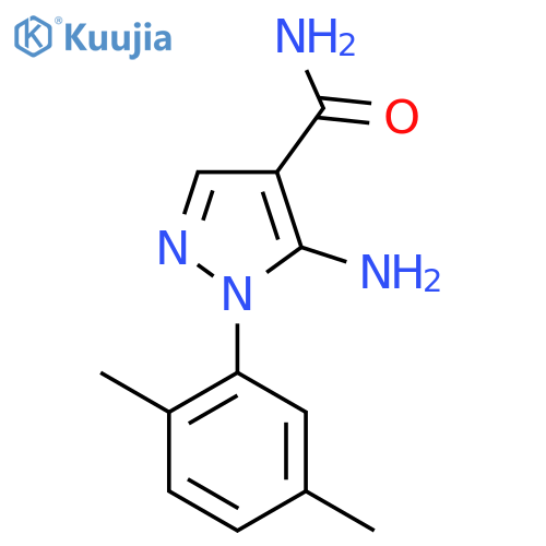 5-Amino-1-(2,5-dimethyl-phenyl)-1H-pyrazole-4-carboxylic acid amide structure