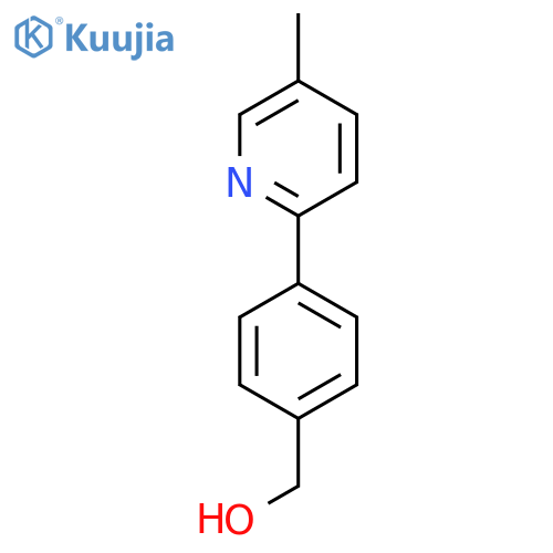 (4-(5-METHYLPYRIDIN-2-YL)-PHENYL)METHANOL structure