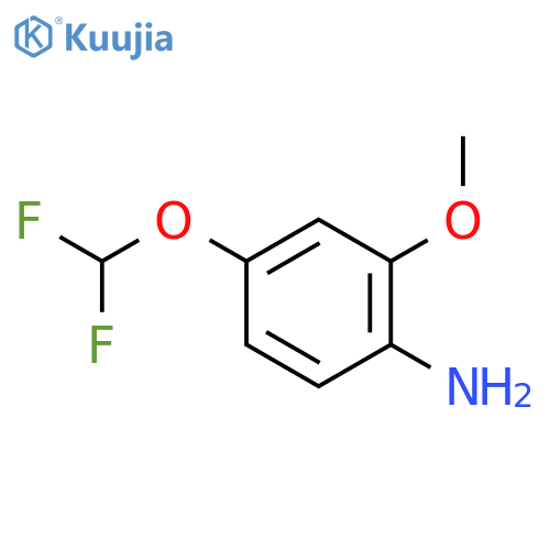 4-(difluoromethoxy)-2-methoxyaniline structure