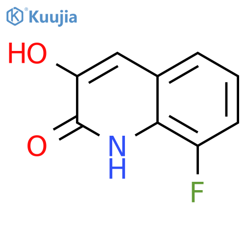 8-fluoro-3-hydroxy-2(1H)-Quinolinone structure