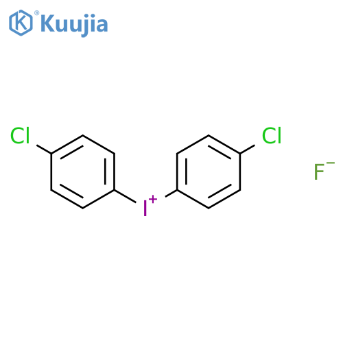 bis(4-chlorophenyl)iodanium,fluoride structure