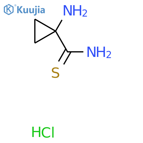 1-Aminocyclopropanecarbothioamidehydrochloride structure