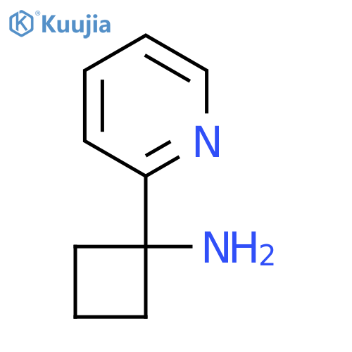 1-(2-Pyridinyl)cyclobutylamine structure