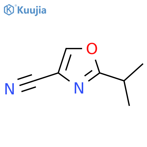 2-(propan-2-yl)-1,3-oxazole-4-carbonitrile structure