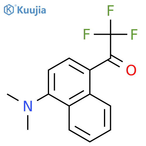 Ethanone, 1-[4-(dimethylamino)-1-naphthalenyl]-2,2,2-trifluoro- structure