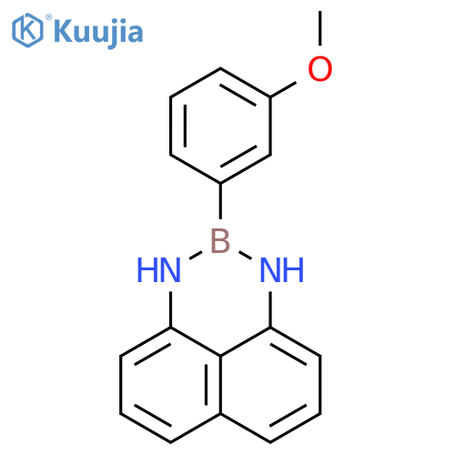 2-(3-Methoxyphenyl)-2,3-dihydro-1H-naphtho1,8-DE1,3,2diazaborinine structure
