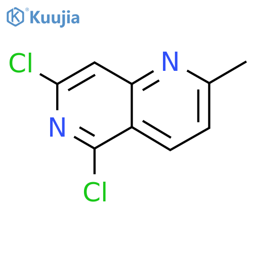 5,7-Dichloro-2-methyl-1,6-naphthyridine structure