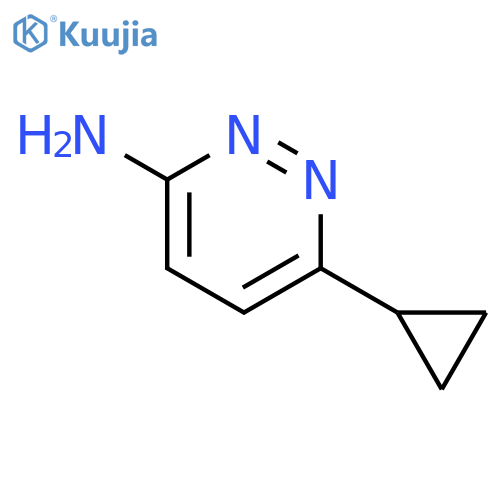 6-Cyclopropylpyridazin-3-amine structure