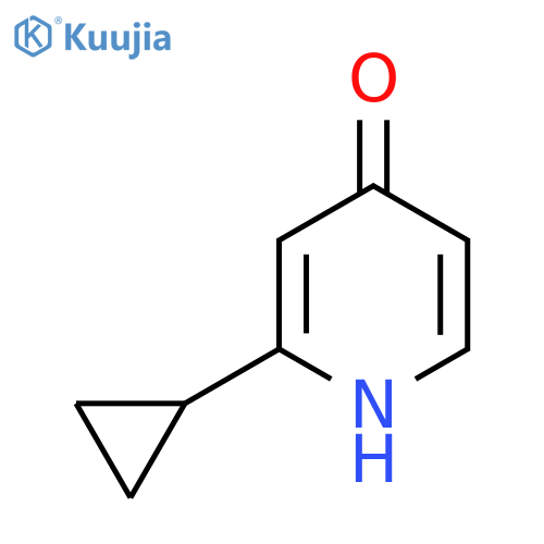 2-Cyclopropylpyridin-4-ol structure
