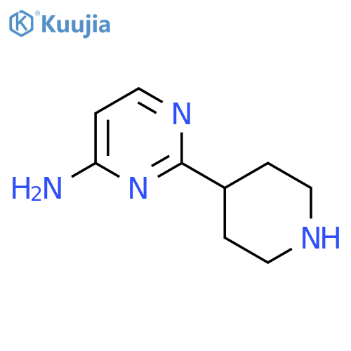 2-(Piperidin-4-yl)pyrimidin-4-amine structure