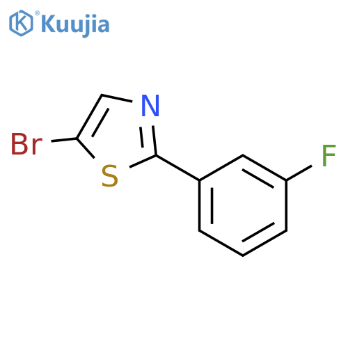 5-Bromo-2-(3-fluorophenyl)thiazole structure