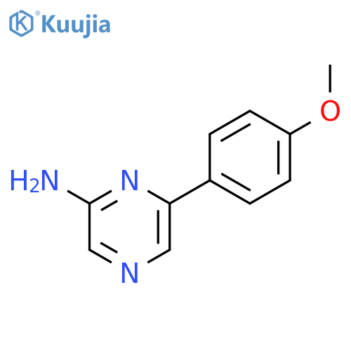 6-(4-Methoxyphenyl)pyrazin-2-amine structure