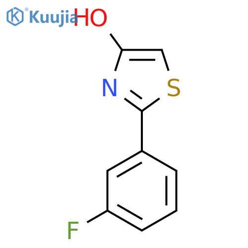2-(3-Fluorophenyl)-1,3-thiazol-4-ol structure