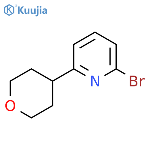 2-Bromo-6-(tetrahydro-2H-pyran-4-yl)pyridine structure