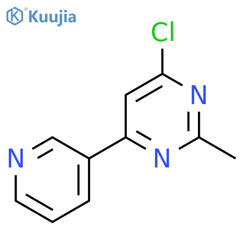 4-Chloro-2-methyl-6-(pyridin-3-yl)pyrimidine structure
