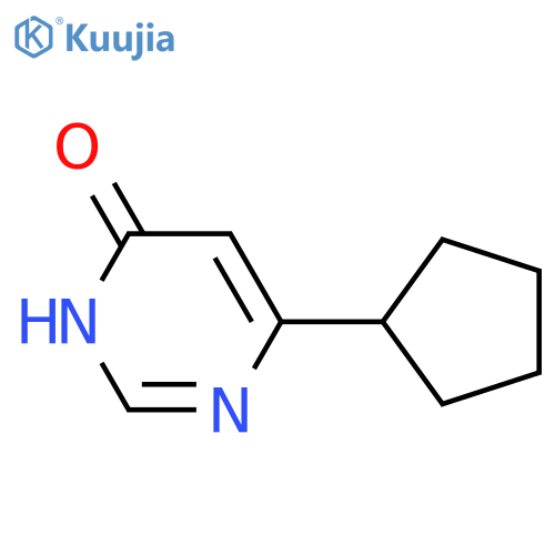 6-Cyclopentylpyrimidin-4-ol structure