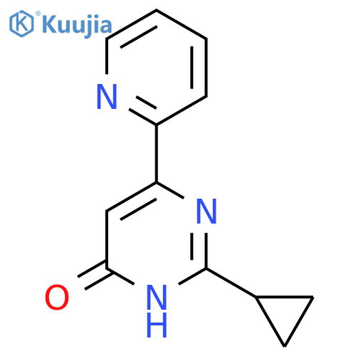 2-Cyclopropyl-6-(pyridin-2-yl)pyrimidin-4-ol structure
