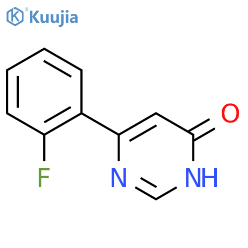 6-(2-Fluorophenyl)pyrimidin-4-ol structure