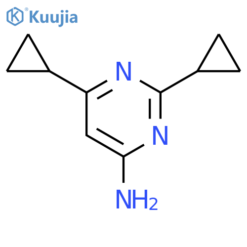 2,6-Dicyclopropylpyrimidin-4-amine structure
