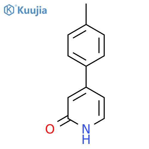 2-Hydroxy-4-(4-methylphenyl)pyridine structure