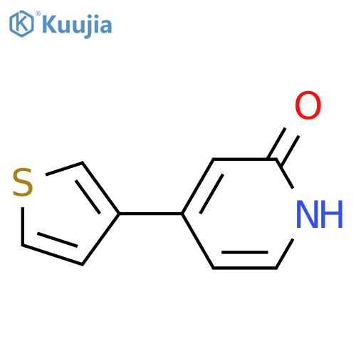 4-(Thiophen-3-yl)pyridin-2(1H)-one structure