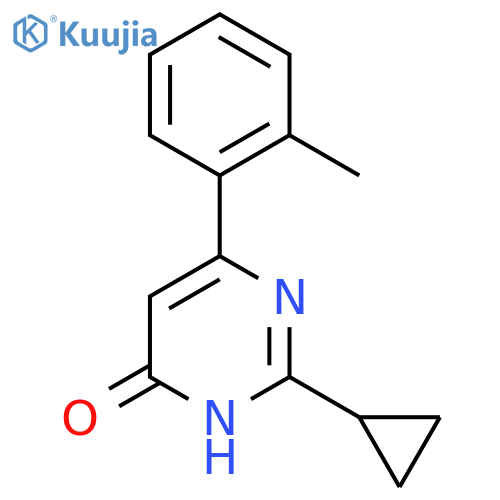 2-Cyclopropyl-6-(o-tolyl)pyrimidin-4-ol structure