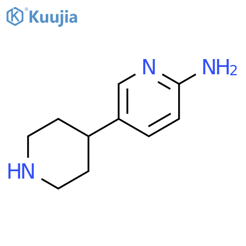 5-(piperidin-4-yl)pyridin-2-amine structure